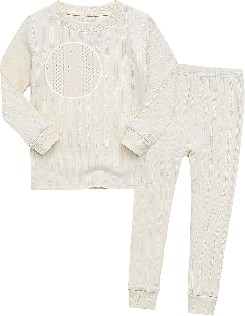 Toddler Sleepwear Pajama Set - Soft Lightweight Modal Cotton