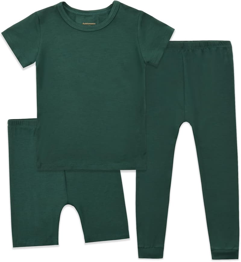 Unisex Toddler 3-Piece Snug Fit Pajama Set, Ages 1-6