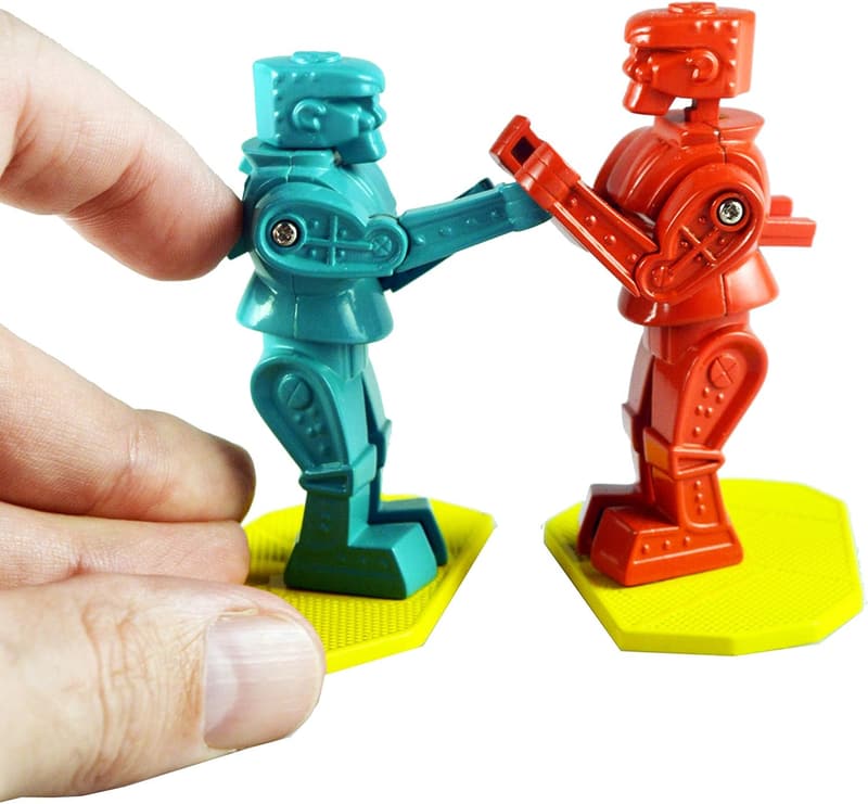 Miniature Rock 'Em Sock 'Em Robots - Fully Playable Replica