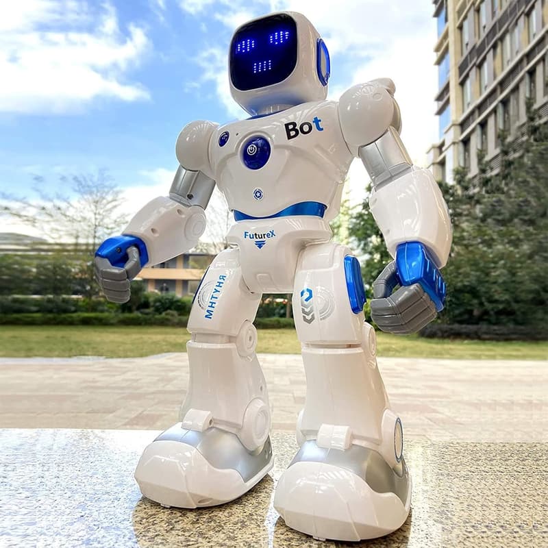 Interactive Programmable RC Robot for Kids Ages 4-9