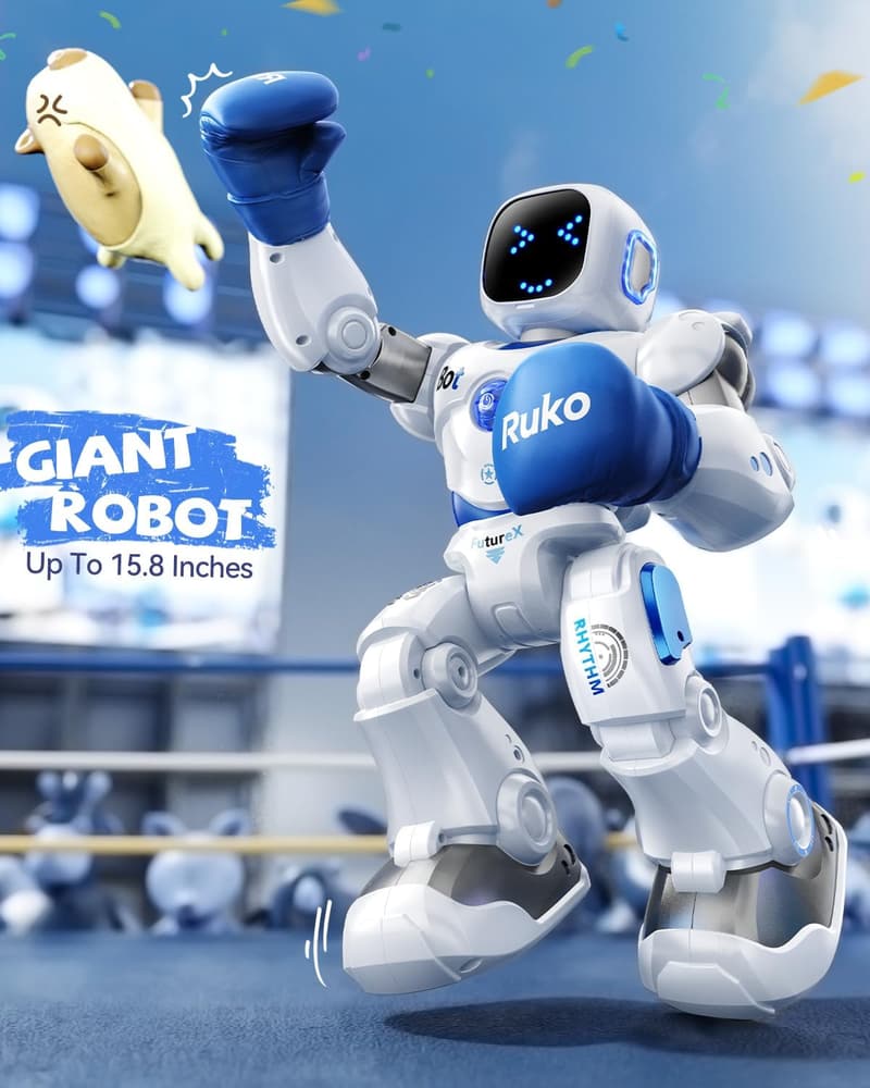 Interactive Programmable RC Robot for Kids Ages 4-9