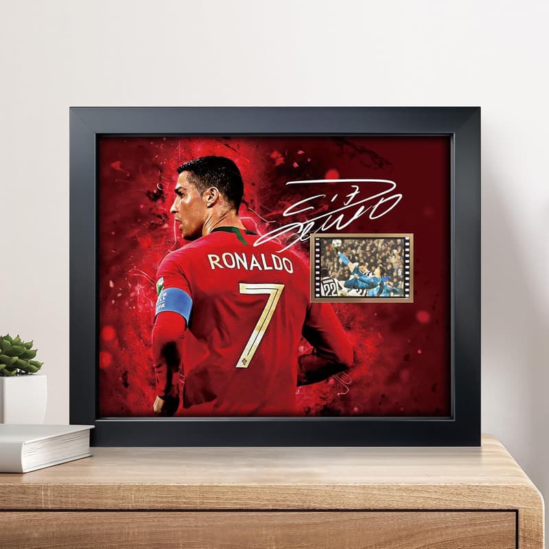 Cristiano Ronaldo Framed Photo Collage - UEFA Champions League Gift