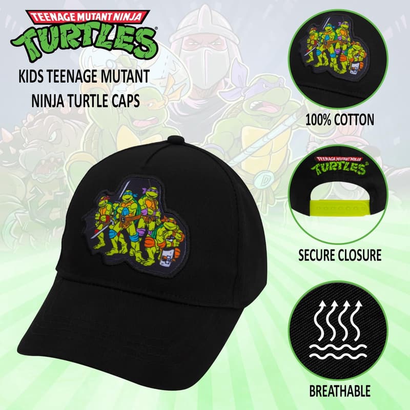 TMNT Baseball Cap for Boys - Cotton Hat