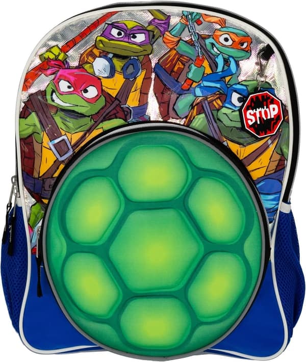 Teenage Mutant Ninja Turtles 16” Backpack with 3D Turtle Shell