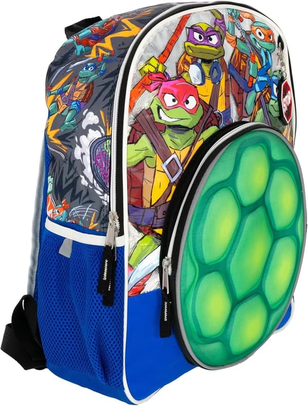 Teenage Mutant Ninja Turtles 16” Backpack with 3D Turtle Shell