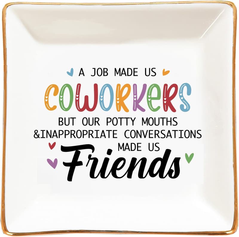 Funny Coworker Leaving Gift for Women - Work Bestie Edition