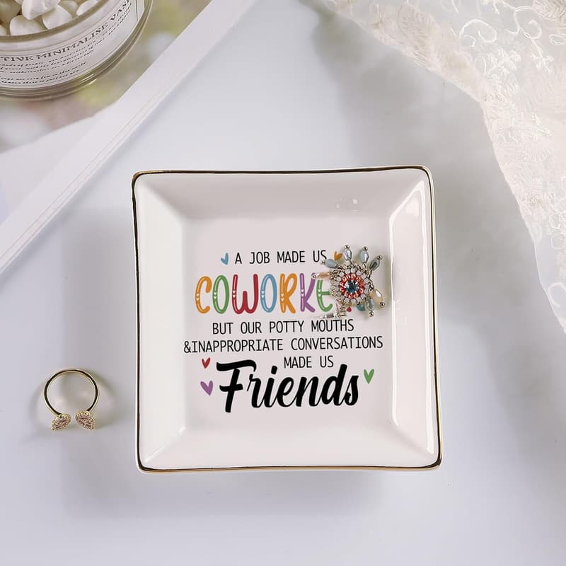 Funny Coworker Leaving Gift for Women - Work Bestie Edition
