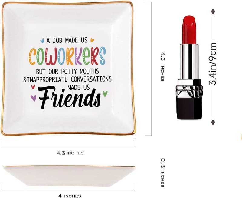 Funny Coworker Leaving Gift for Women - Work Bestie Edition