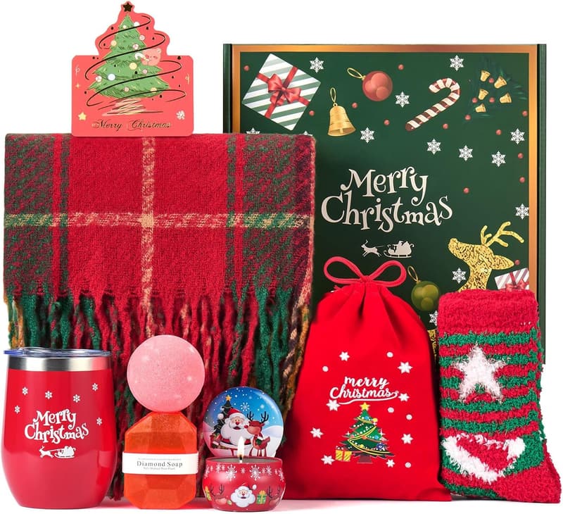 Unique Christmas Gift Basket for Women - Perfect for Her