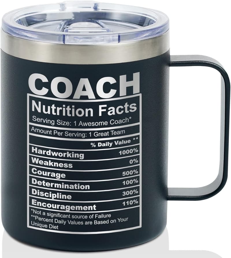 Funny Coach Appreciation Travel Mug - 12oz Stainless Steel
