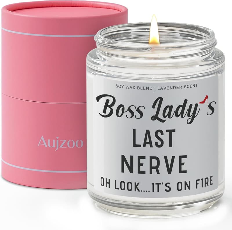 Lavender Candles (7oz) - Boss's Day Gifts for Women