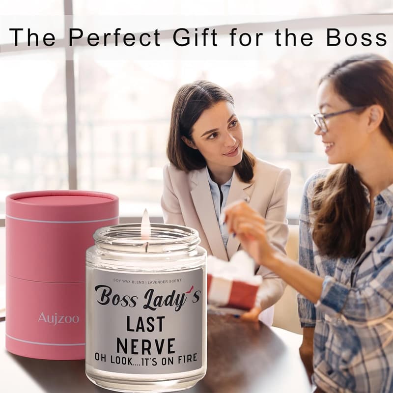 Lavender Candles (7oz) - Boss's Day Gifts for Women