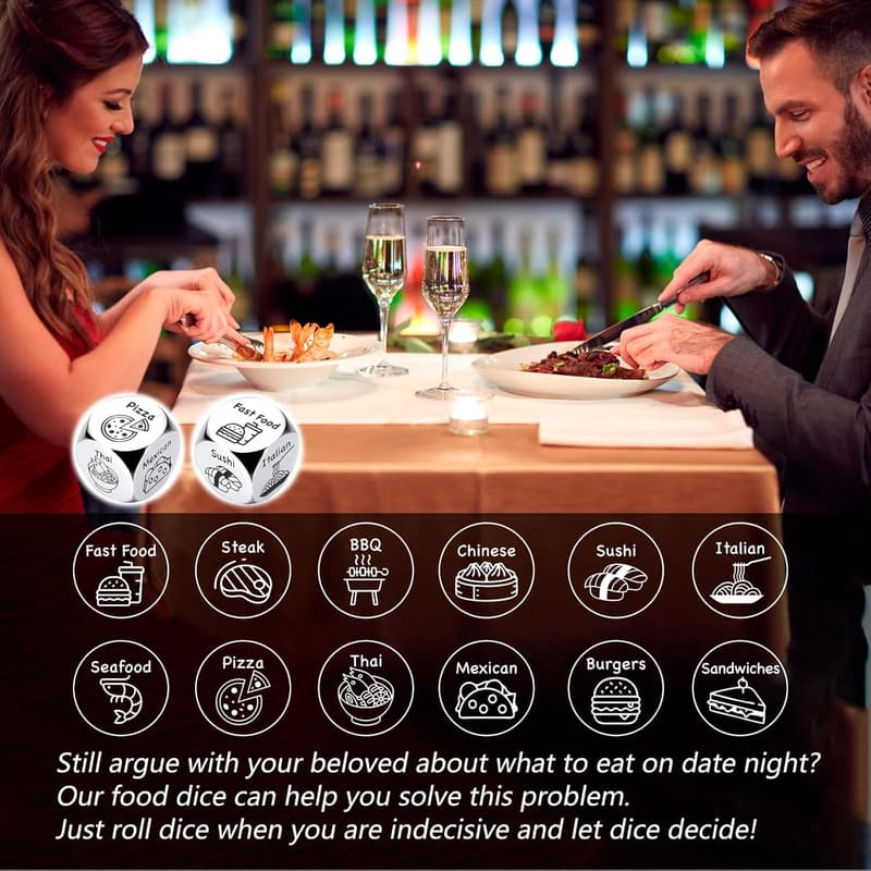 Couples' Food Decider Gifts for Date Night Celebration