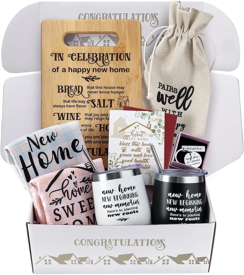 New Home Gift Basket for Couples - Perfect Housewarming Present