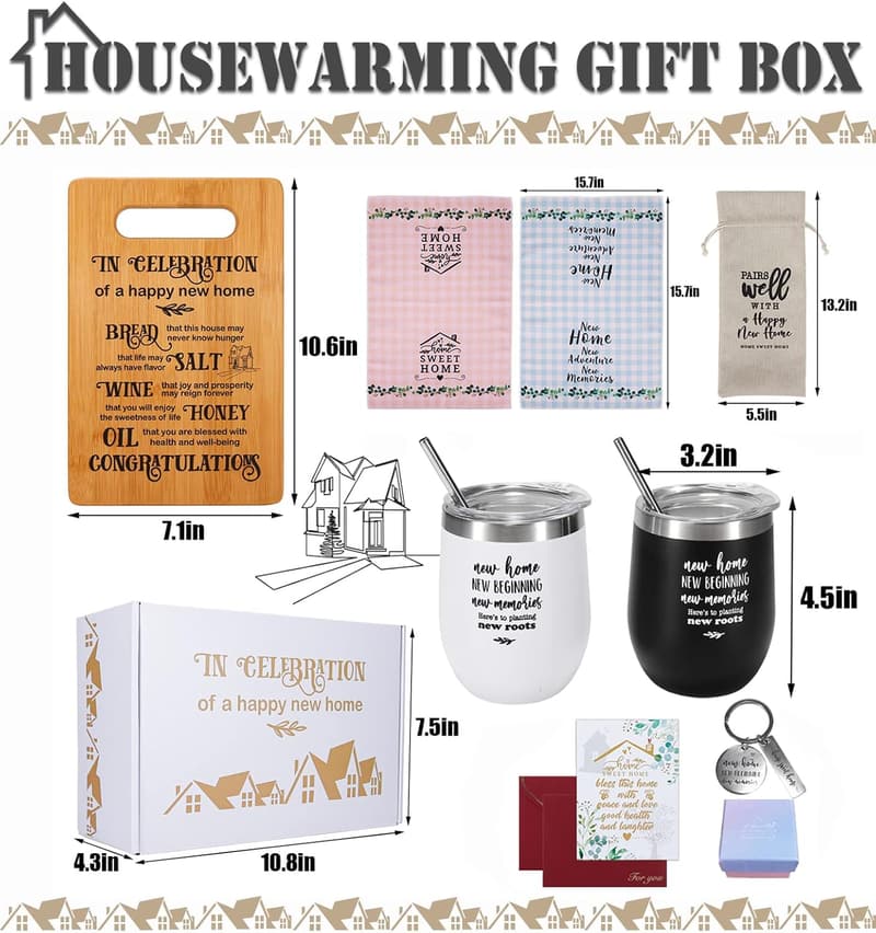 New Home Gift Basket for Couples - Perfect Housewarming Present