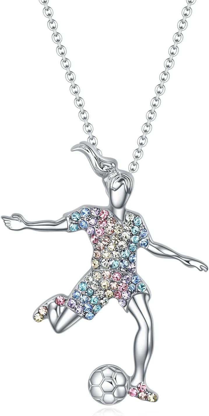 Sports Necklace Gift for Girls - Unique Sports Charm Pendant