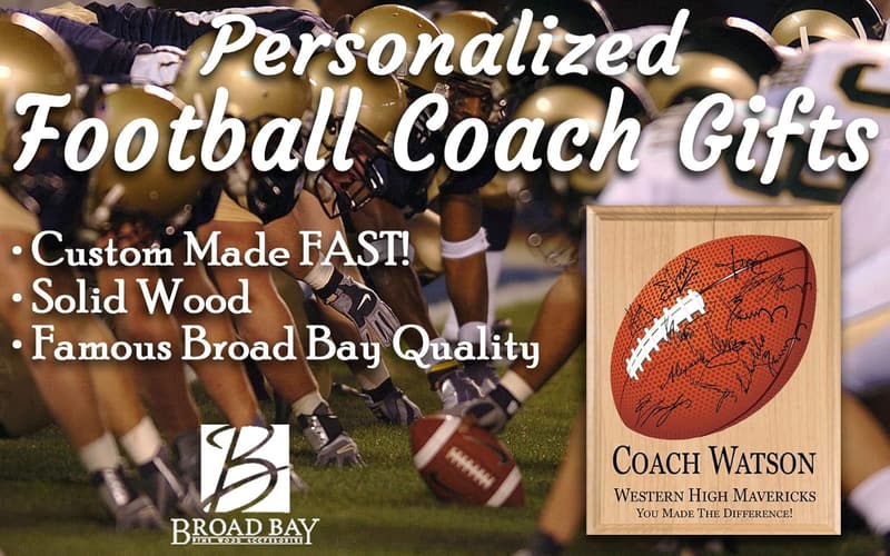 Personalized Coaches Plaque for Team Signatures - 8.5x11 inches