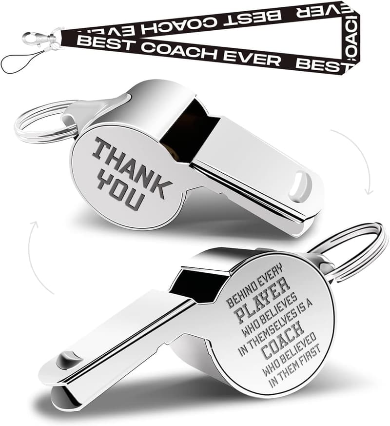 Coach Whistle with Lanyard - Gifts for Coaches