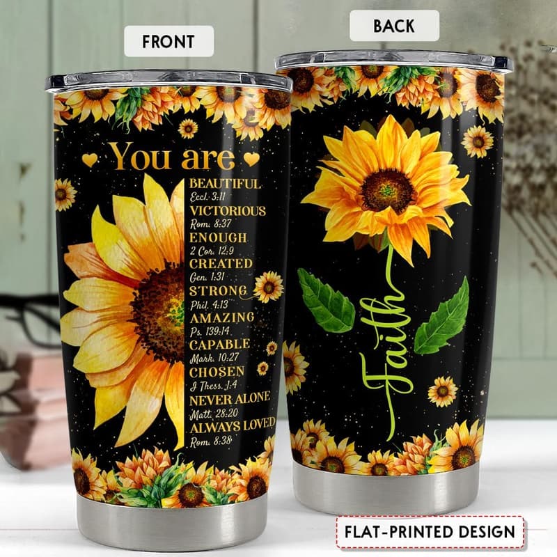 Inspirational 20oz Stainless Steel Tumbler for Women