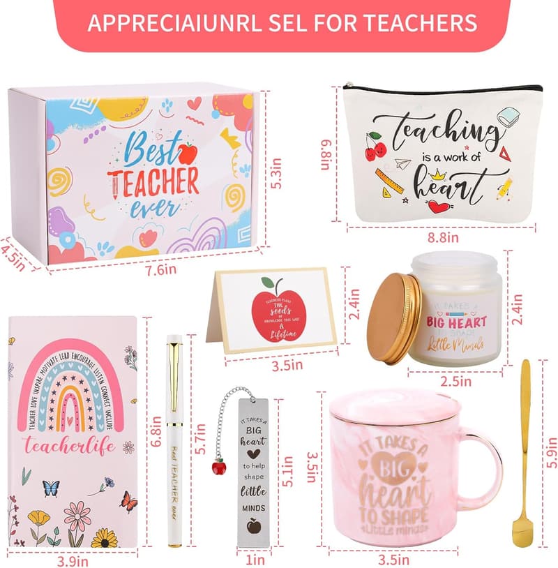 Teacher Appreciation Gift Basket - Unique Funny Gifts for Women