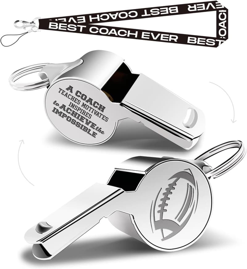 Coaching Whistle with Lanyard - Perfect Gift for Coaches