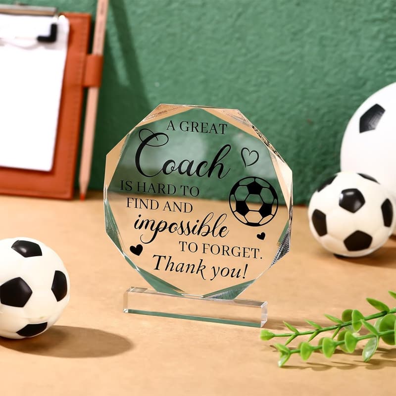 Inspirational Acrylic Appreciation Sign for Coaches and Coworkers