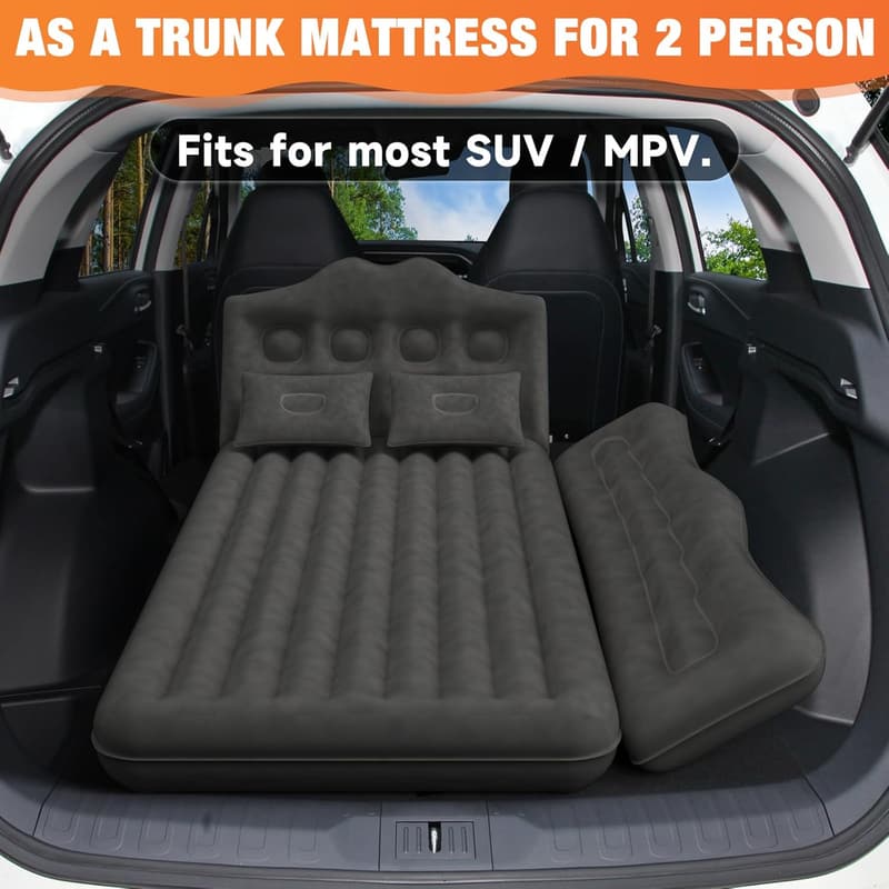 Inflatable Back Seat Air Mattress for SUV & Truck Camping