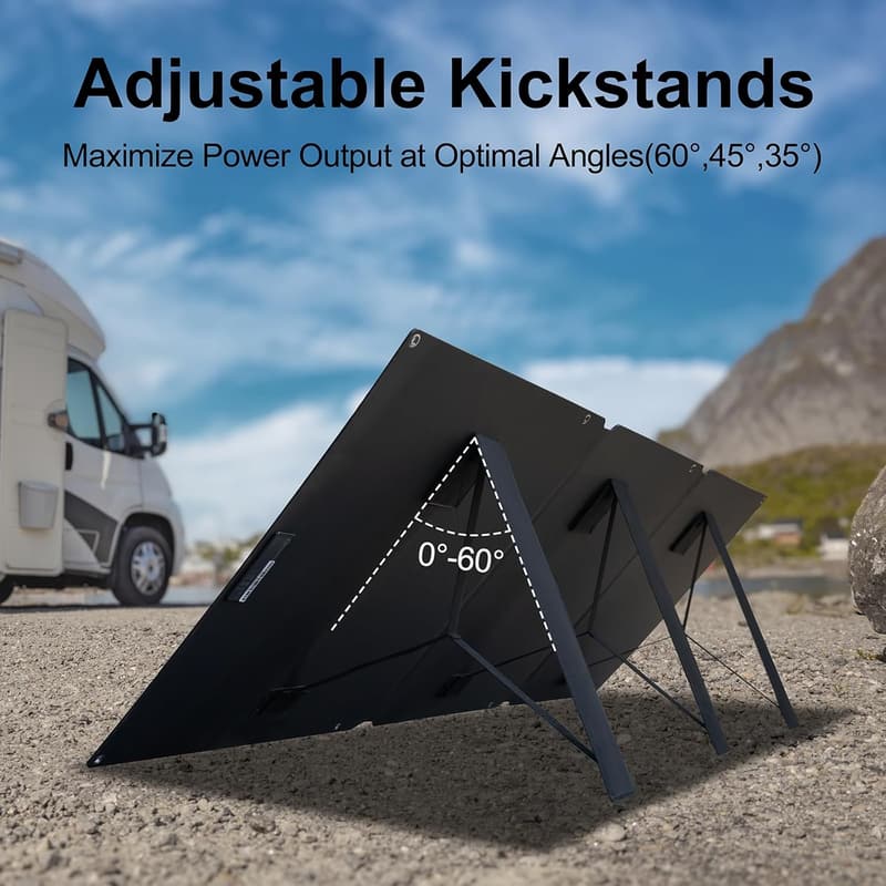 200W Waterproof Portable Solar Panel for RV Camping