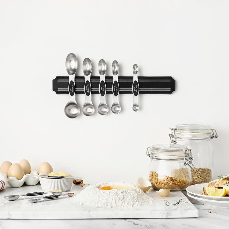 Magnetic Stainless Steel Measuring Spoons Set for Cooking & Baking