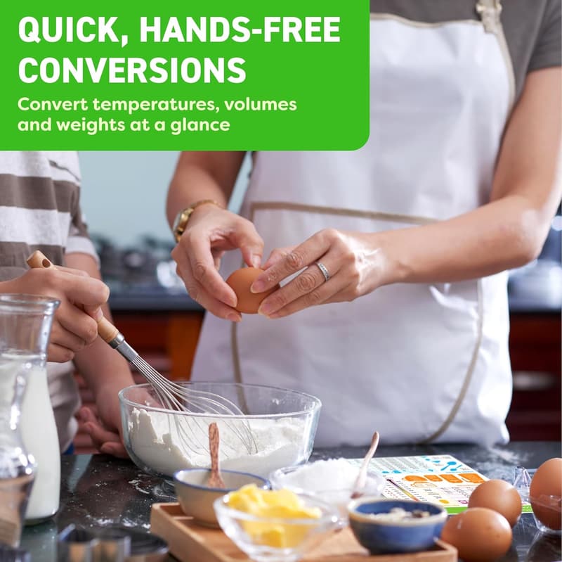 Magnetic Kitchen Conversion Chart for Baking Measurements