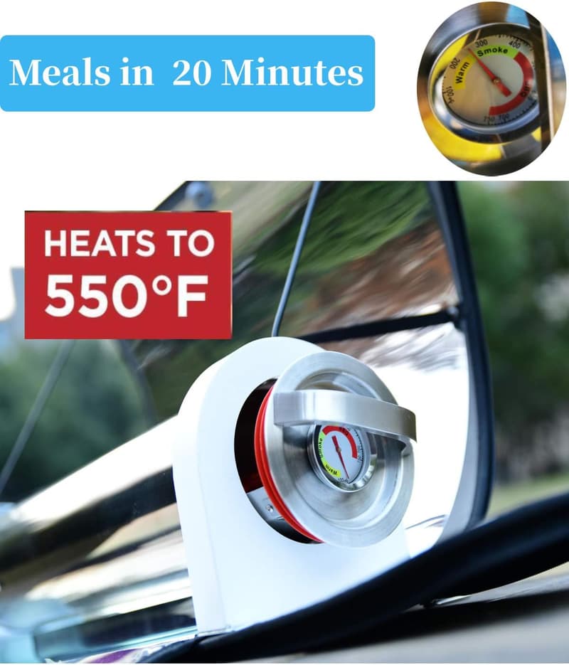Portable Solar Oven 4.5L Capacity for Camping & Hiking