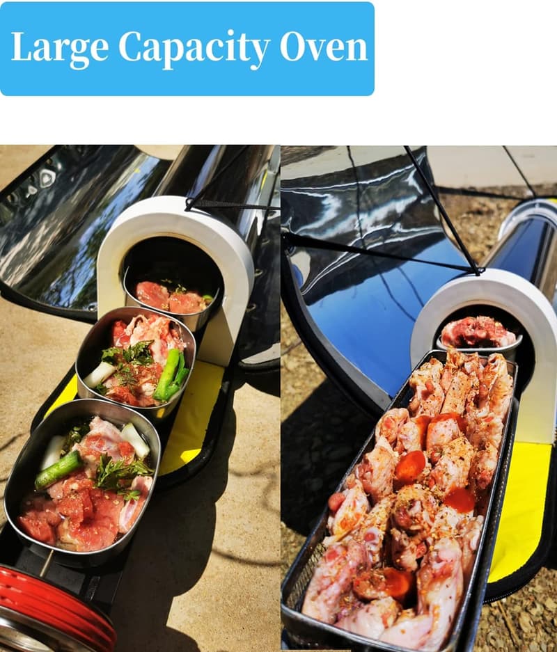 Portable Solar Oven 4.5L Capacity for Camping & Hiking