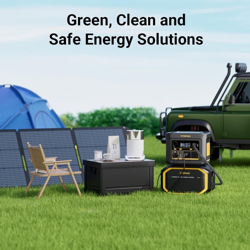 VTOMAN FlashSpeed 600 Portable Power Station with Solar Panel