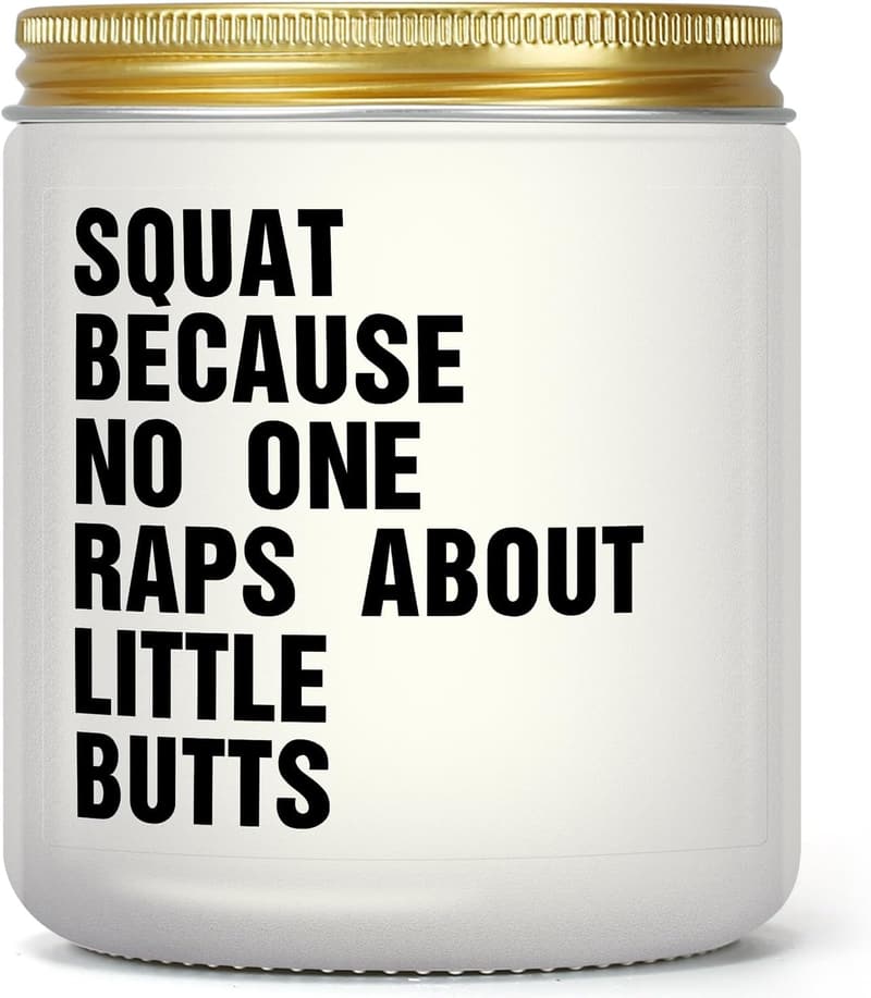 Fitness Motivation Candle - Inspirational Gift for Gym Lovers