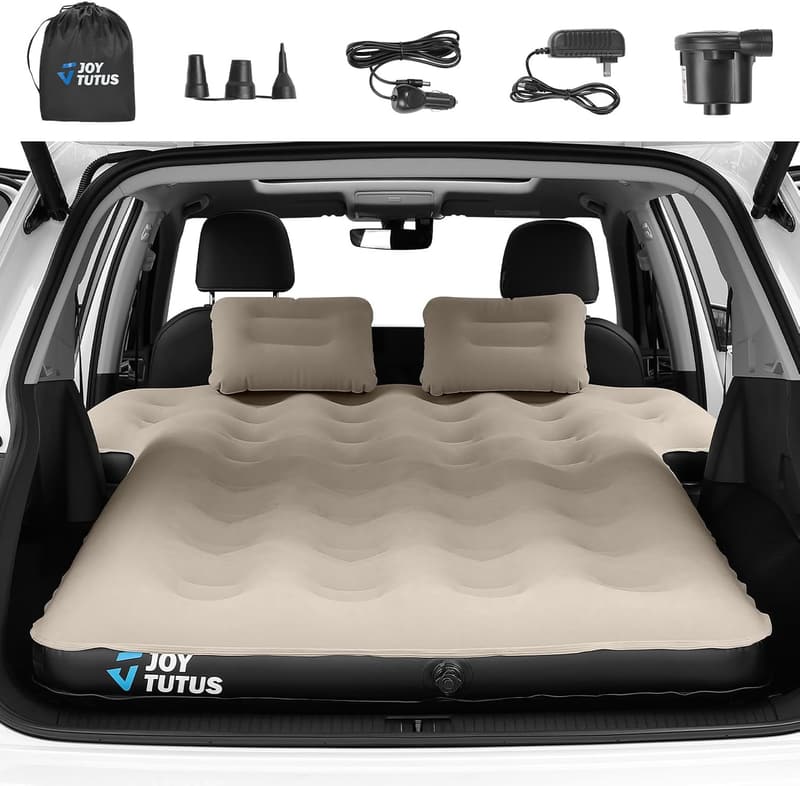 SUV Camping Inflatable Mattress with Pump & Pillows