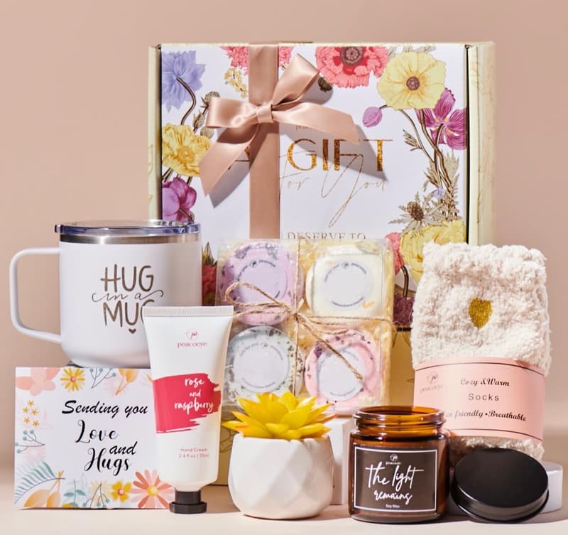 Valentine's Day Spa Gift Basket for Women - Self Care Essentials