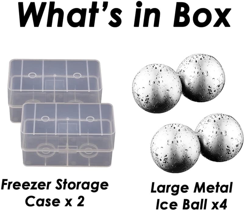 Reusable Stainless Steel Whiskey Stones Set - Unique Christmas Gift