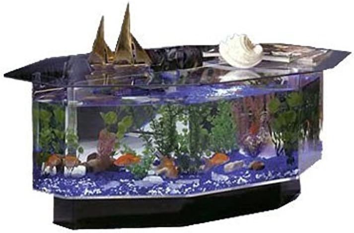 28 Gallon AquaTable Octagon Aquarium for Fish