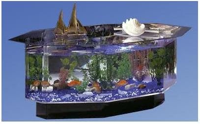 28 Gallon AquaTable Octagon Aquarium for Fish