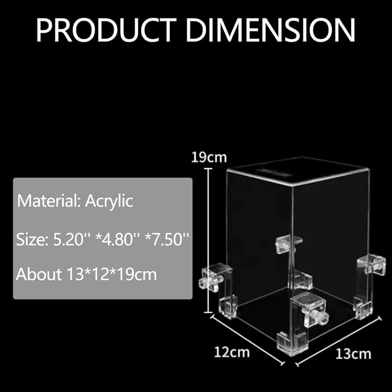 Clear Automatic Fish Tank Water Level Maintainer & Decor