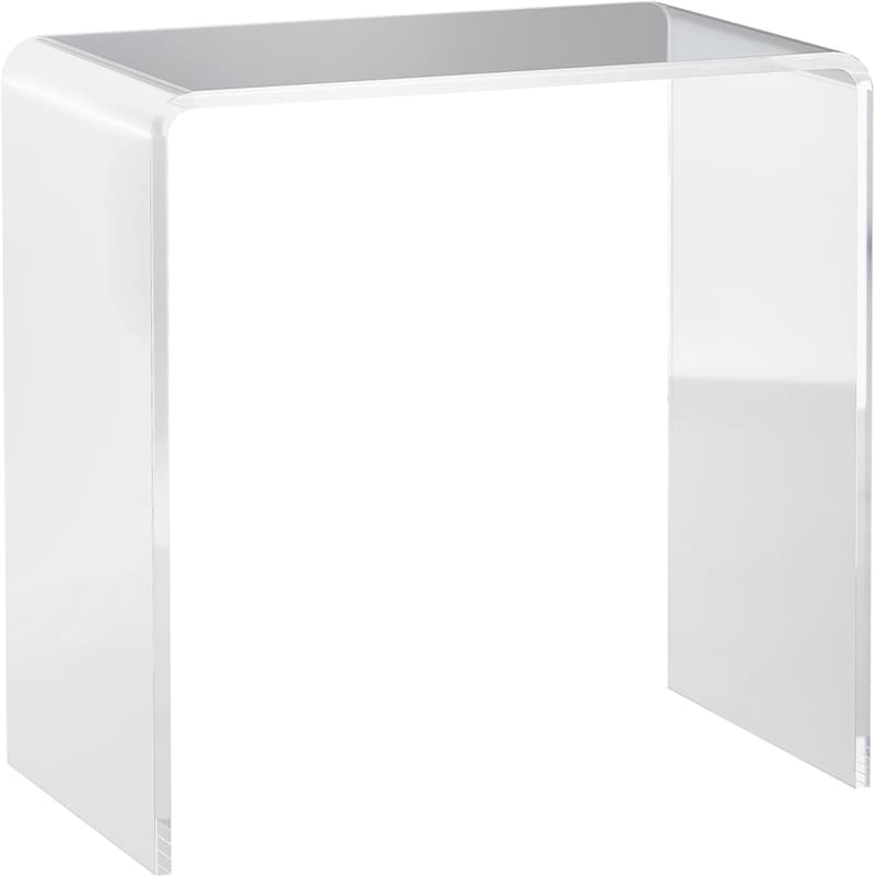 Clear Acrylic Waterfall Coffee Table - 21