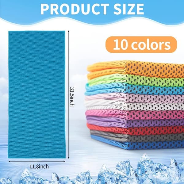 Cooling Towels - Breathable Microfiber for Sports & Outdoor Activities