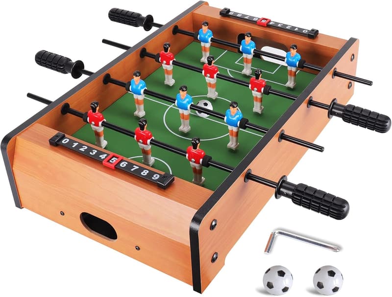 20-Inch Mini Foosball Table for Kids and Adults