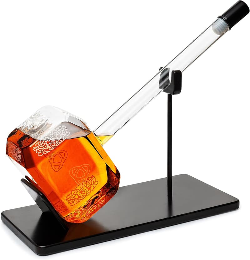 Thor's Hammer Decanter - 2000ml for Whiskey, Wine & Spirits