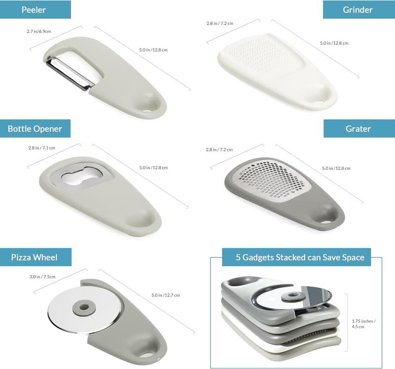 RV Kitchen Gadgets Set – 5 Space-Saving Accessories