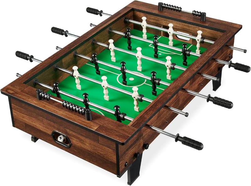 40in Compact Tabletop Foosball for Kids & Adults