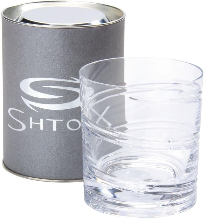 Unique Rotating Glass Tumbler for Whiskey, Scotch, and Bourbon