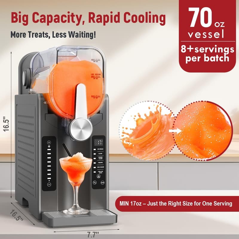 All-in-One Slushy Maker for Summer Parties - No Ice Needed