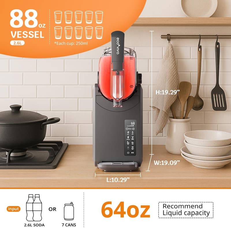 Professional Frozen Drink Maker – 88 oz Slushie Machine