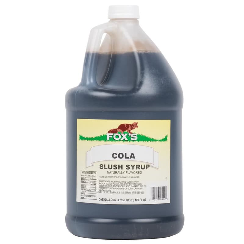 Cola Slush Syrup - 1 Gallon for Refreshing Drinks